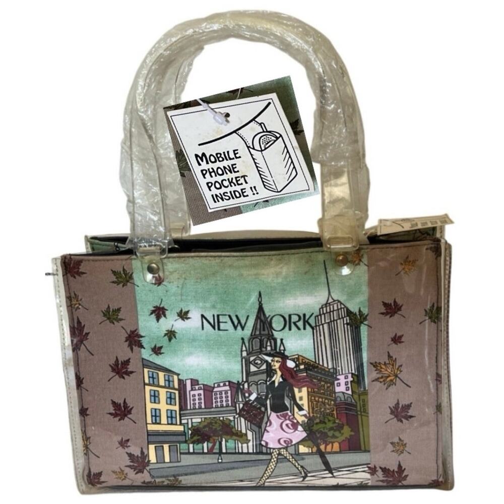 RARE NWT Vintage 90s Y2K Prezzo NY Mag Edition Whimsical Eclectic Purse Handbag